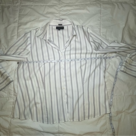 Women’s Jones NY Striped Button-Down Shirt - Picture 6 of 13